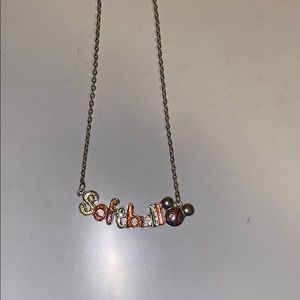 SOFTBALL DISNEY NECKLACE